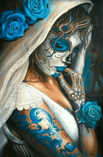 La Llorona Praying Tattoo