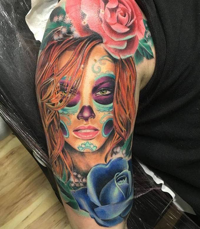 La Llorona Punk Tattoo