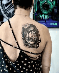 La Llorona Veiled Tattoo
