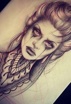 Modern La Llorona Tattoo