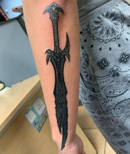 Skyrim Sword Tattoo